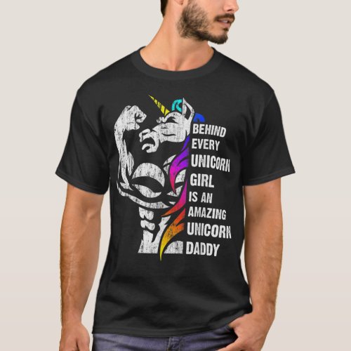 Unicorn Dad Dadacorn Dadicorn Daddycorn Inspiratio T_Shirt