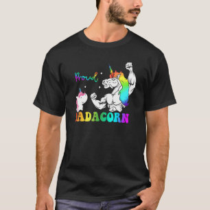 Unicorn Dad Dadacorn LGBTQ Pride Proud Dad Gay Pri T-Shirt