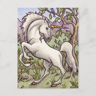 Unicorn Dancing postcard