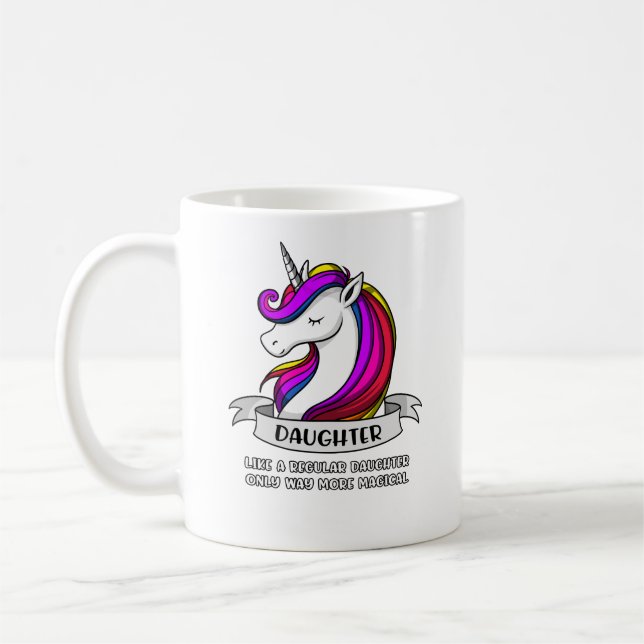 Unicorn Daughter Coffee Mug (Left)