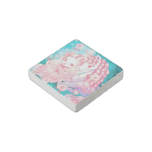 Unicorn Delight Stone Magnet