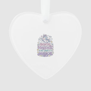 Unicorn Dental Hygienist but Make It Magical Cute Ornament