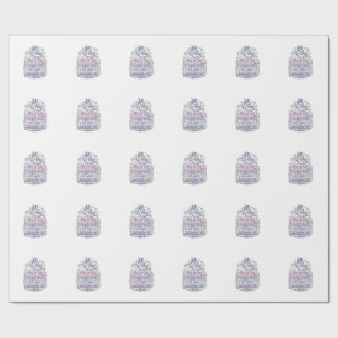 Unicorn Dental Hygienist but Make It Magical Cute  Wrapping Paper