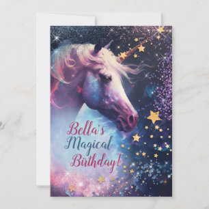 Unicorn Design Party Invitation