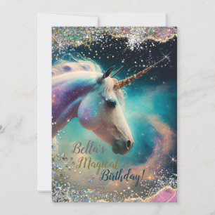 Unicorn Design Party Invitation