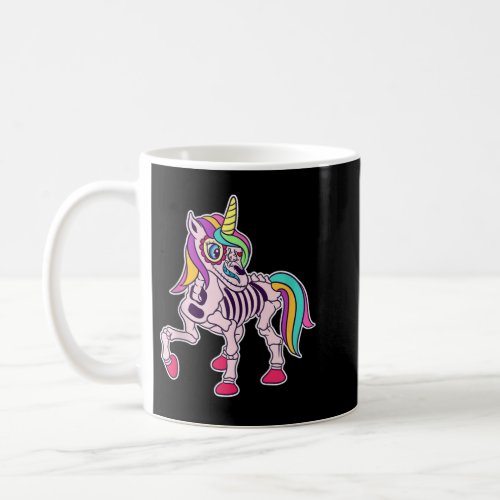 Unicorn Dia De Los Muertos Sugar Skull skeleton un Coffee Mug