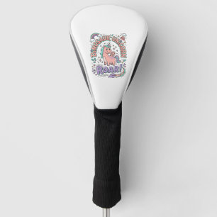 Unicorn Dinosaur Unicorn Roar Retro Style T-Shirt  Golf Head Cover