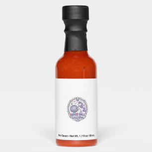 Unicorn Disco Ball Unicorn Playful Print on Demand Hot Sauces