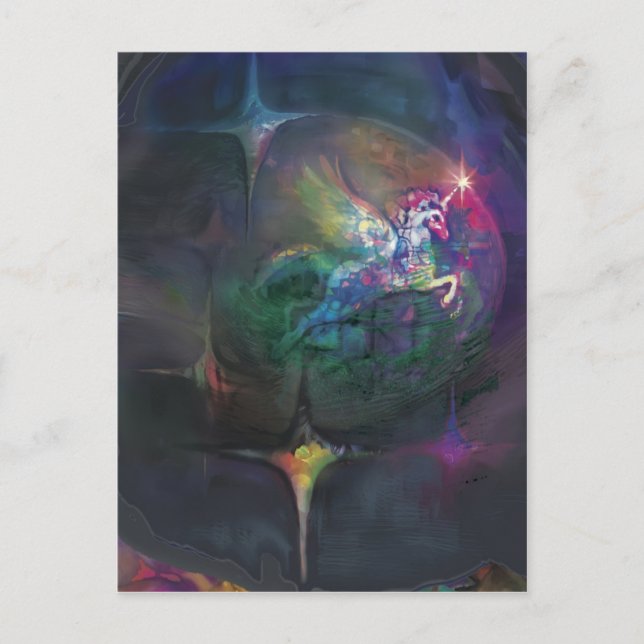 Unicorn Disco*** Postcard (Front)