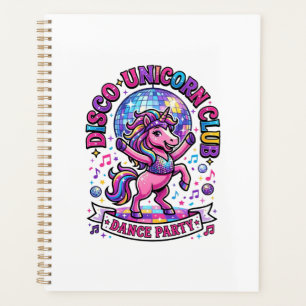 Unicorn Disco Unicorn Club Commercial Shirt Graphi Planner
