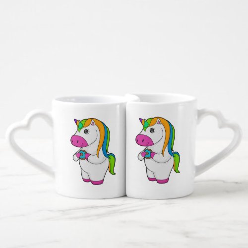 Unicorn Donut Coffee Mug Set