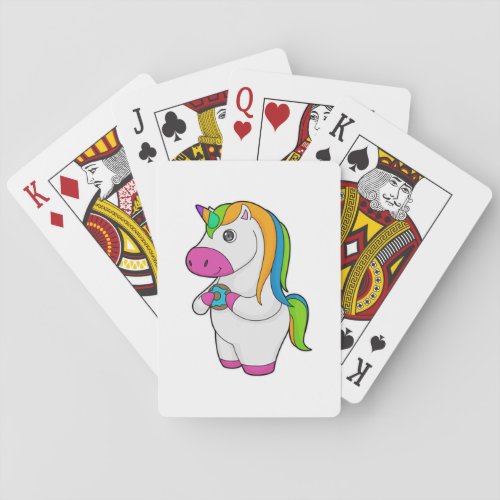 Unicorn Donut Poker Cards
