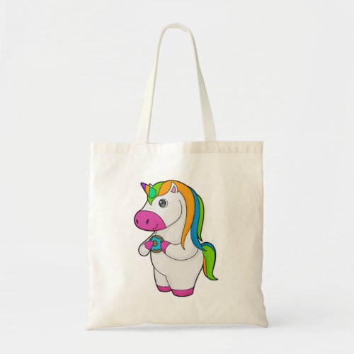 Unicorn Donut Tote Bag