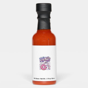 Unicorn Donut Touch My Magic Gift Idea Sticker and Hot Sauces