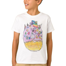 Unicorn Donut With Sprinkles Kid Artist Drawing