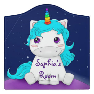 Unicorn Door Sign