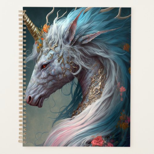 Unicorn Dragon Fantasy Art Planner