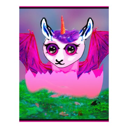 unicorn dragon llama Horse Pegasus Pony Letterhead