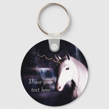 Unicorn Dream Keychain by RenderlyYours at Zazzle