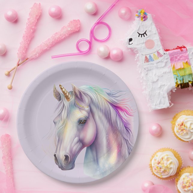 Unicorn Dream Paper Plates (Party)