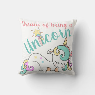 Unicorn Dream Pillow Personalized
