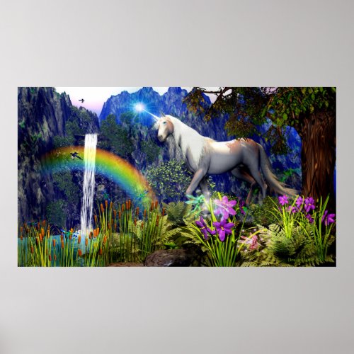 Unicorn Dream Poster By Dreamflame 5D