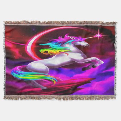 Unicorn Dream Throw Blanket