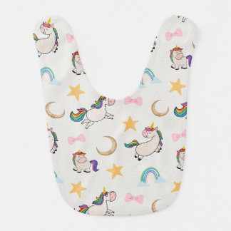 Unicorn Dreams Baby Bib