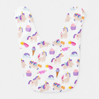 Unicorn Dreams Baby Bib