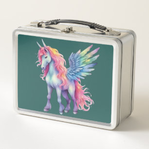 Unicorn Dreams: Back-to-School Metal Lunch Box