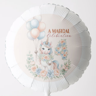 Unicorn Dreams Birthday Balloon