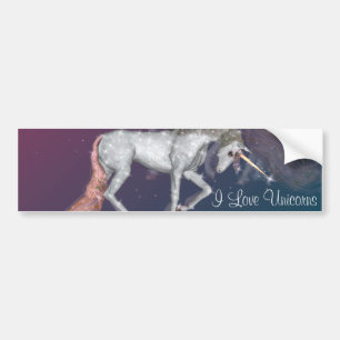 Unicorn Dreams Bumper Sticker