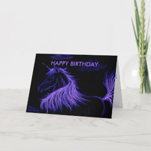 unicorn dreams card