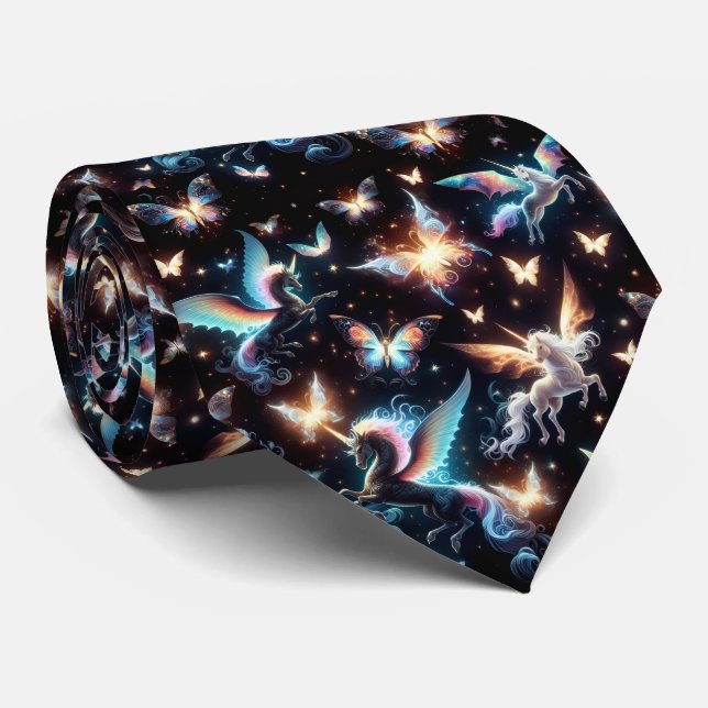 Unicorn Dreams Neck Tie (Rolled)