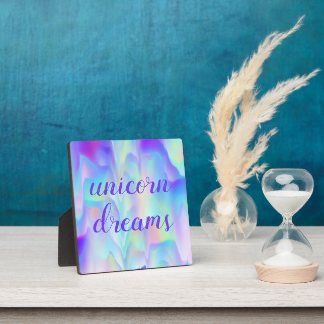 Unicorn Dreams Plaque (Insitu)