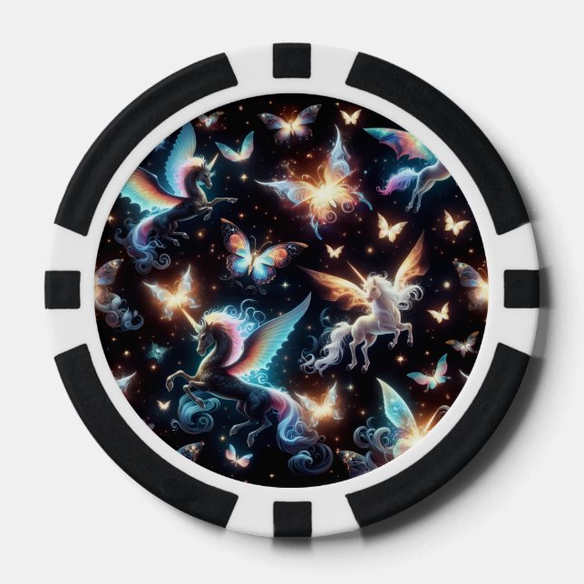 Unicorn Dreams Poker Chips (Front)
