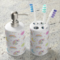 Unicorn Dreams Soap Dispenser And Toothbrush Holder Unicorn Dreams Soap Dispenser And Toothbrush Holder
