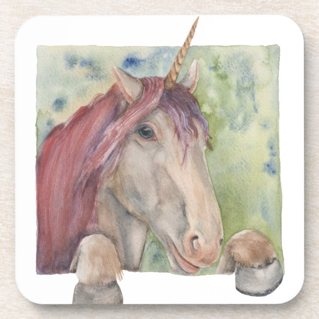 Unicorn Drink Coaster (Front)