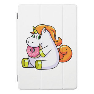 Unicorn Eating Donut Kids iPad Case