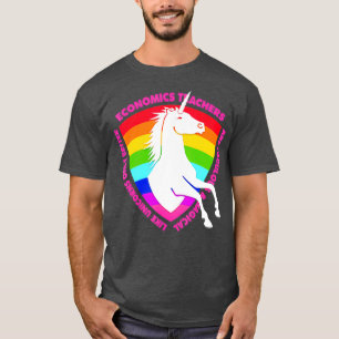 Unicorn Economics Teacher  Finance Accountant T-Shirt