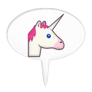 unicorn emoji cake topper