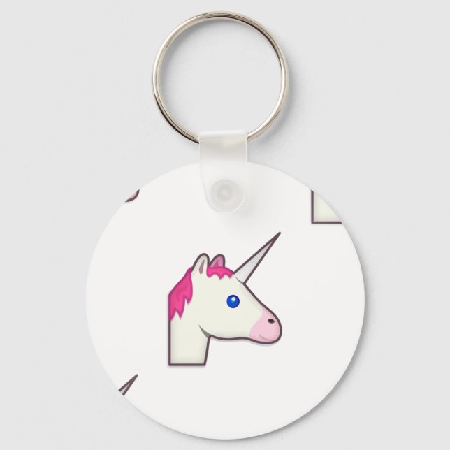 unicorn emoji keychain (Front)