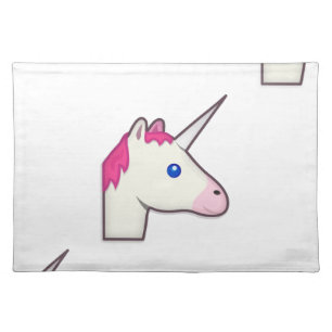 unicorn emoji placemat