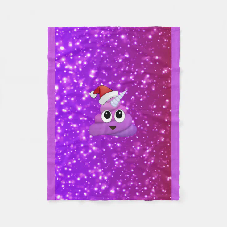 Unicorn Emoji Poop Blanket Zazzle