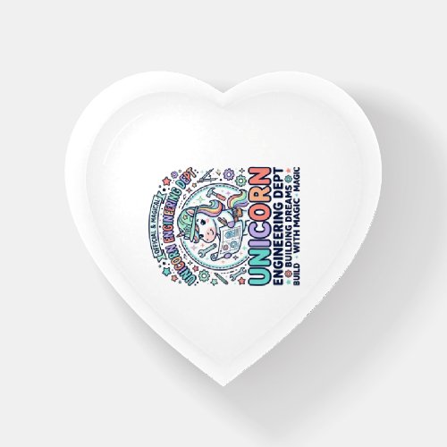 Unicorn Engineering Dept Bold Typography T-Shirt D Paperweight