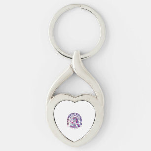 Unicorn Experimenting with Sparkles Commercial Cut Keychain