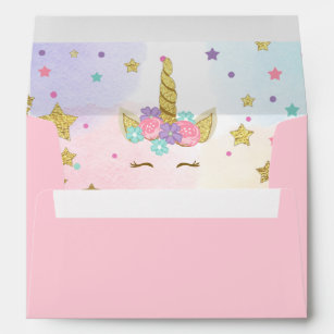 unicorn envelopes zazzle
