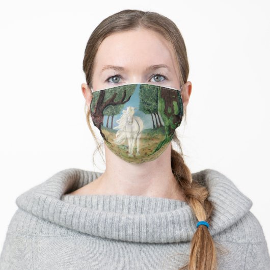 Unicorn Face Mask (Worn)