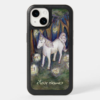 Unicorn & Fairies Custom Name iPhone X Case Art
