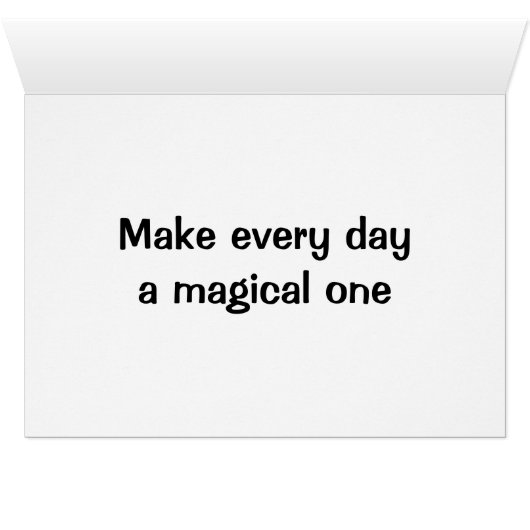 Unicorn & Fairy Just Believe (Inside Horizontal (Bottom))